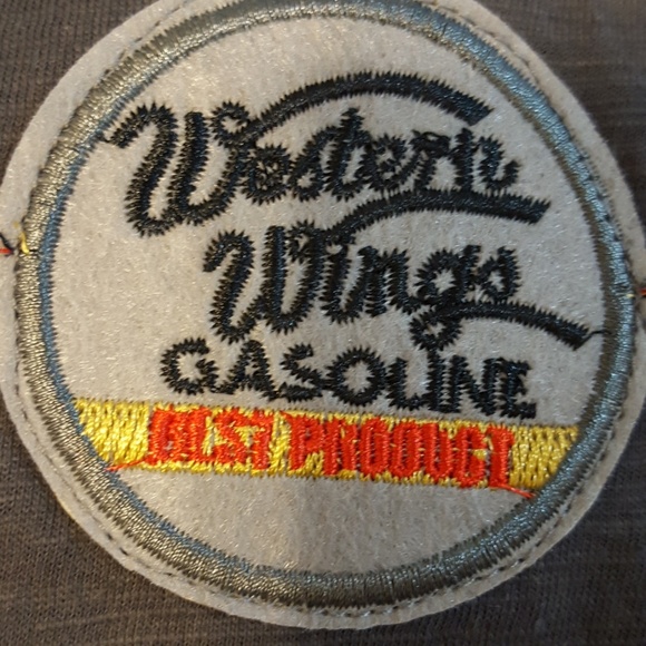 New Woman's Muscle T Shirt with real patches - - Picture 8 of 8